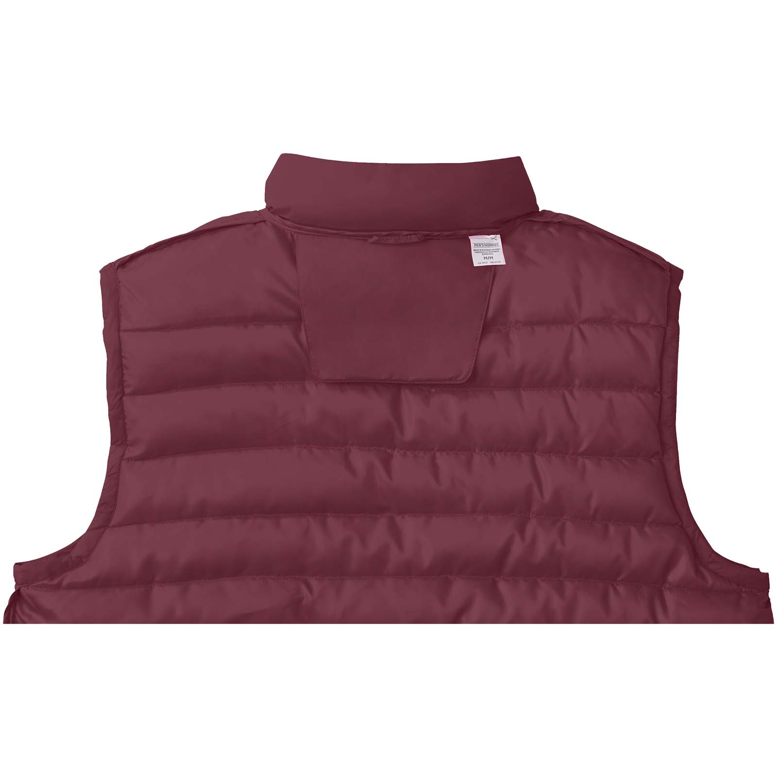 Pallas recycelter wattierter Bodywarmer für Herren Tiefes Burgunderrot