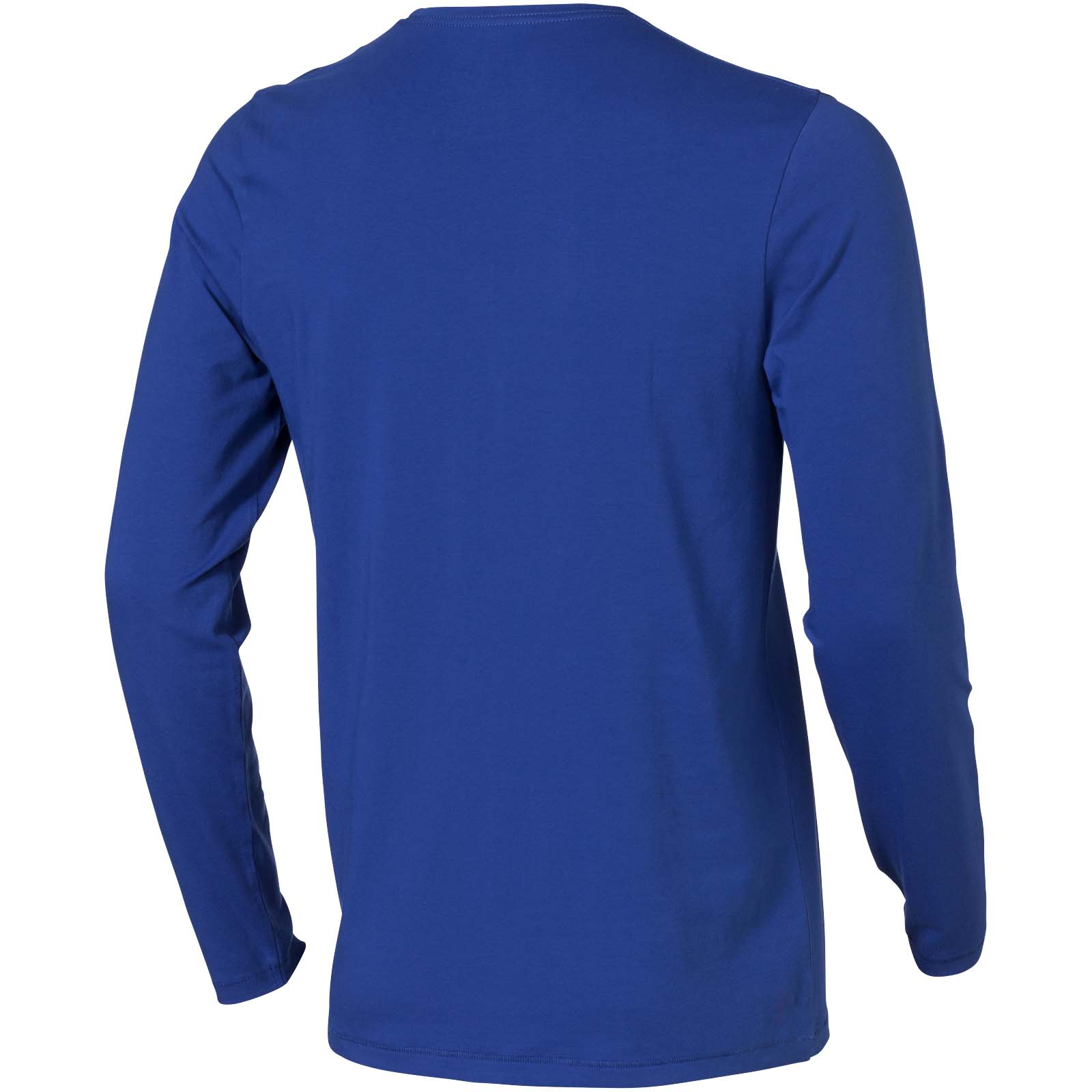 Ponoka Langarmshirt für Herren blau