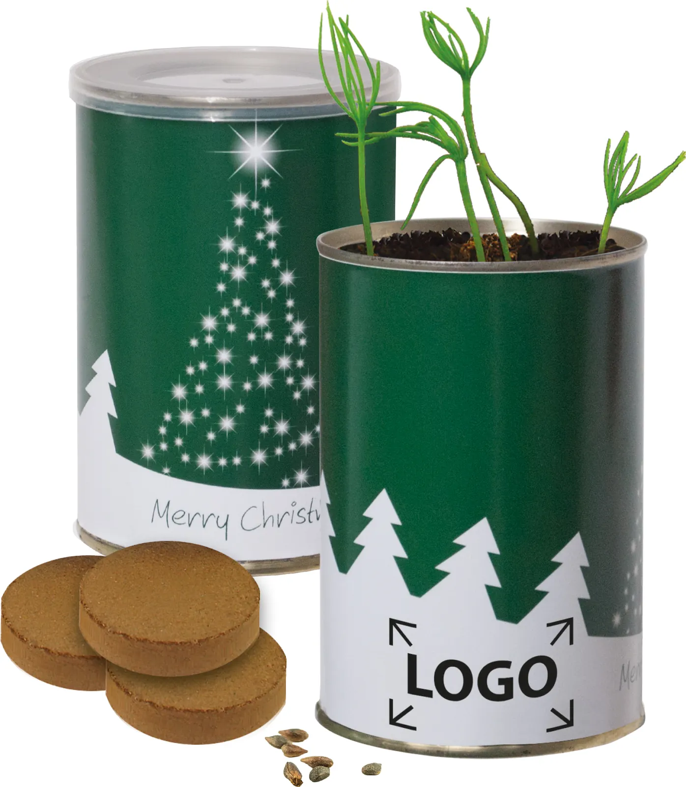 Weihnachtsbaum-Dose