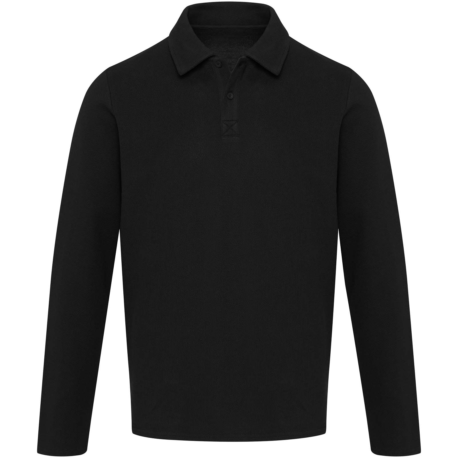 Apollo 245 g/m² Langarm Poloshirt Unisex schwarz