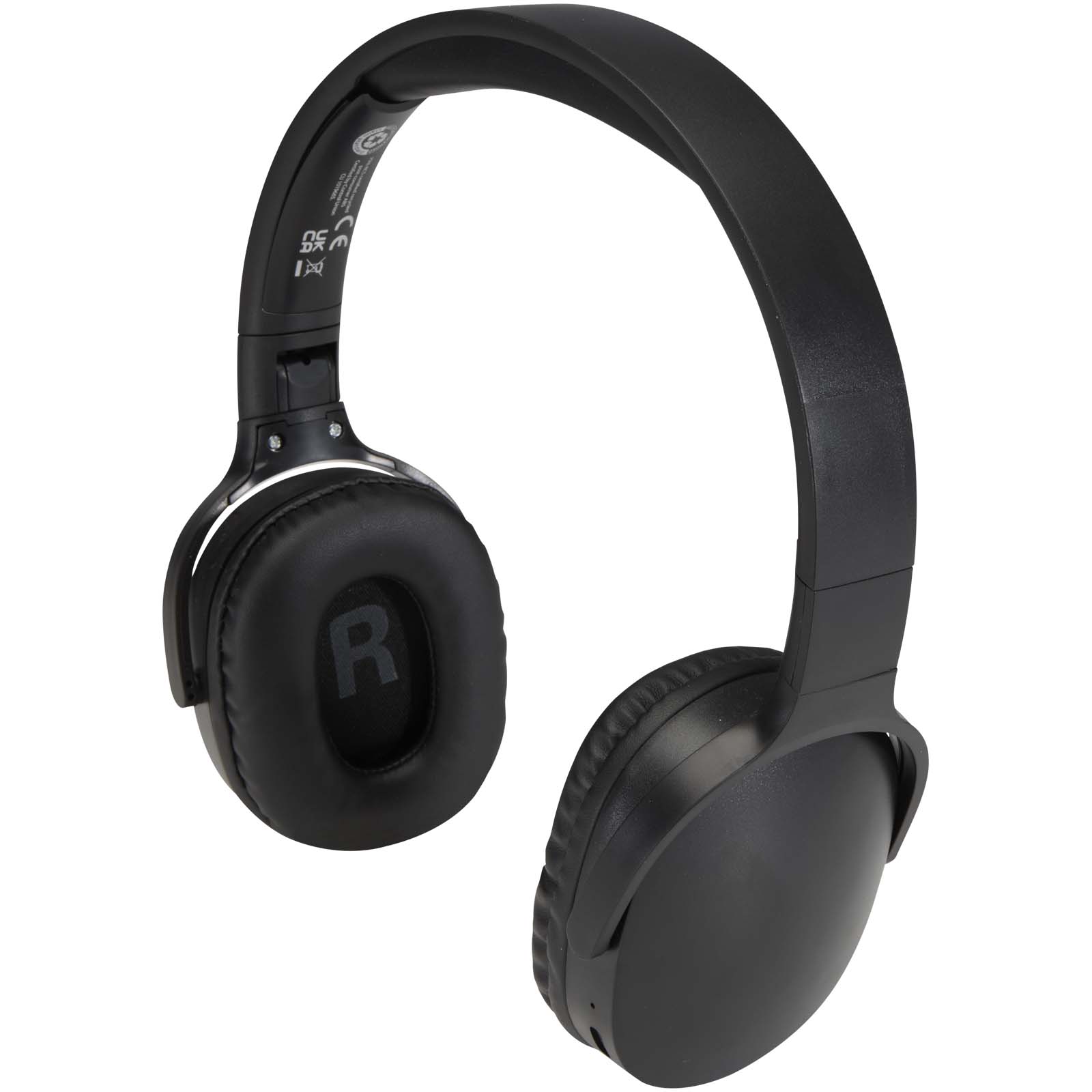 Ancha Over-Ear Wireless Bluetooth® Headset aus recyceltem Kunststoff schwarz