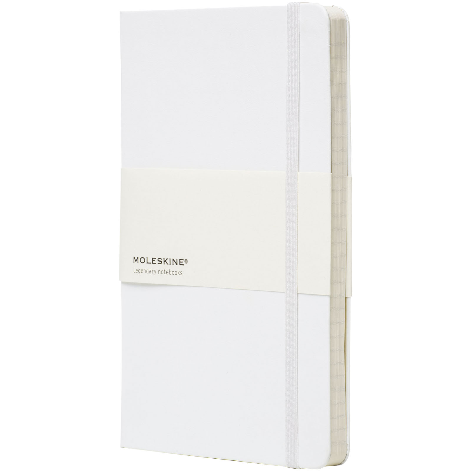 Moleskine Classic Hardcover Notizbuch L – liniert weiss