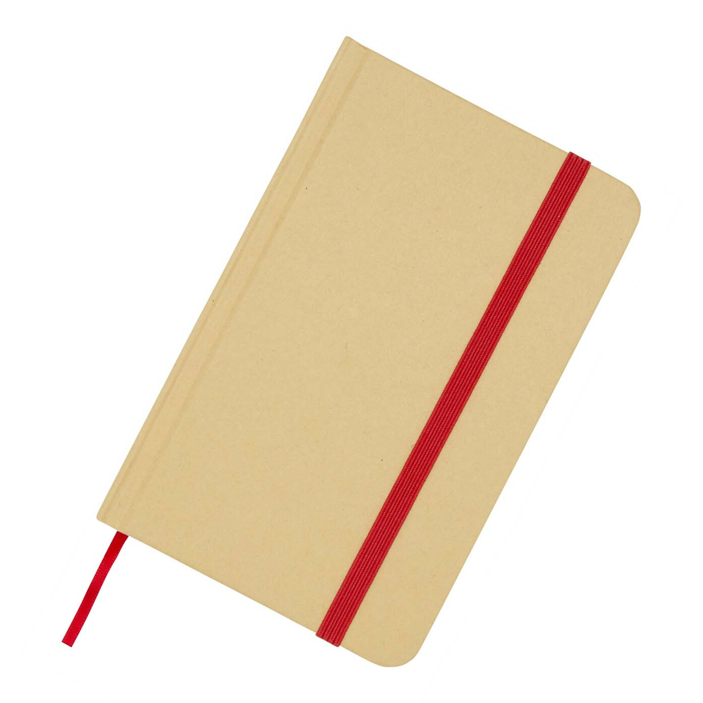 Reed A6 Hardcover Notizbuch, blanko, aus recyceltem Material rot