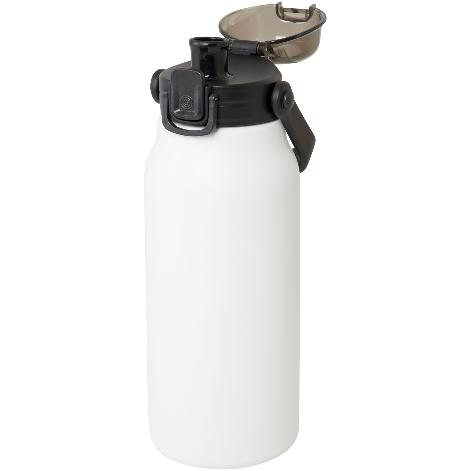 Giganto 1600 ml RCS-zertifizierte Kupfer-Vakuum Isolierflasche aus recyceltem Edelstahl weiss