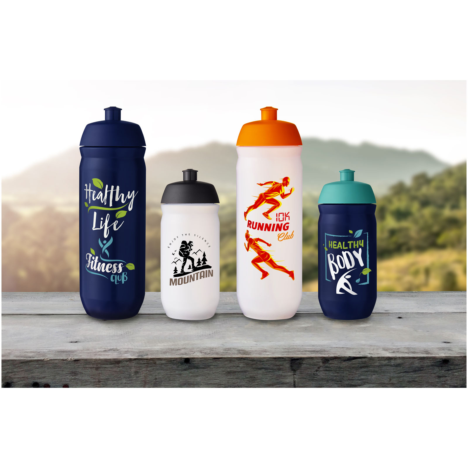 HydroFlex™ Clear 750 ml Squeezy Sportflasche