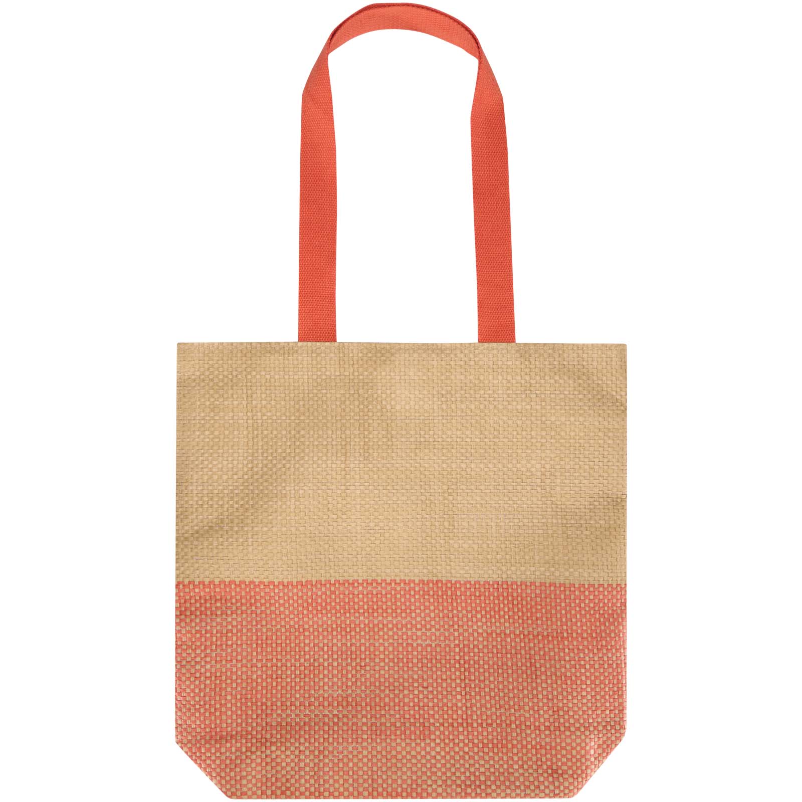 Rhythm Strohpapier Tragetasche, 10 l ziegelstein