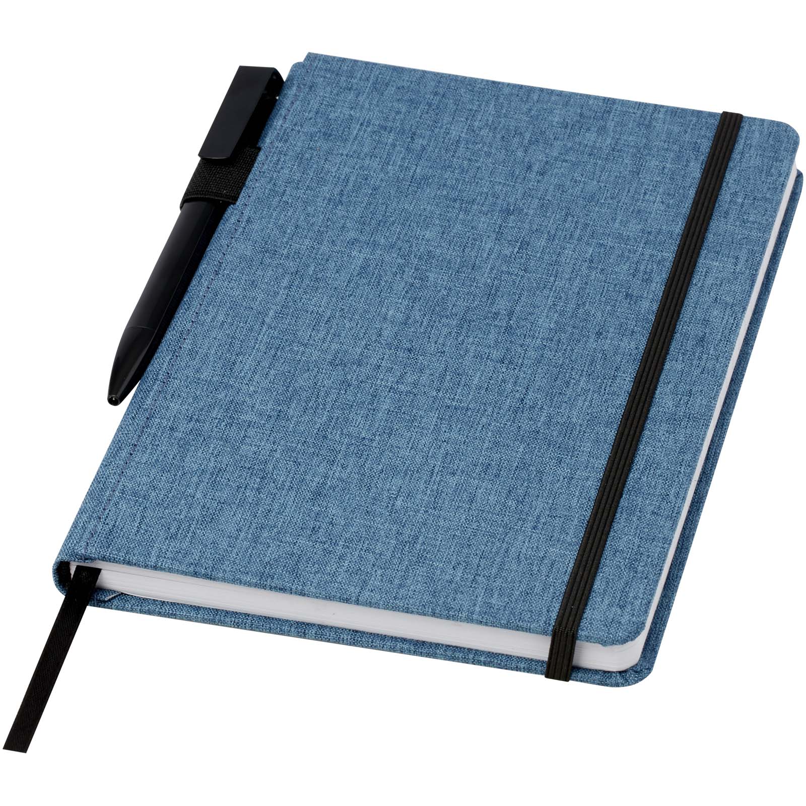 Orin A5 Notizbuch aus RPET hale blau