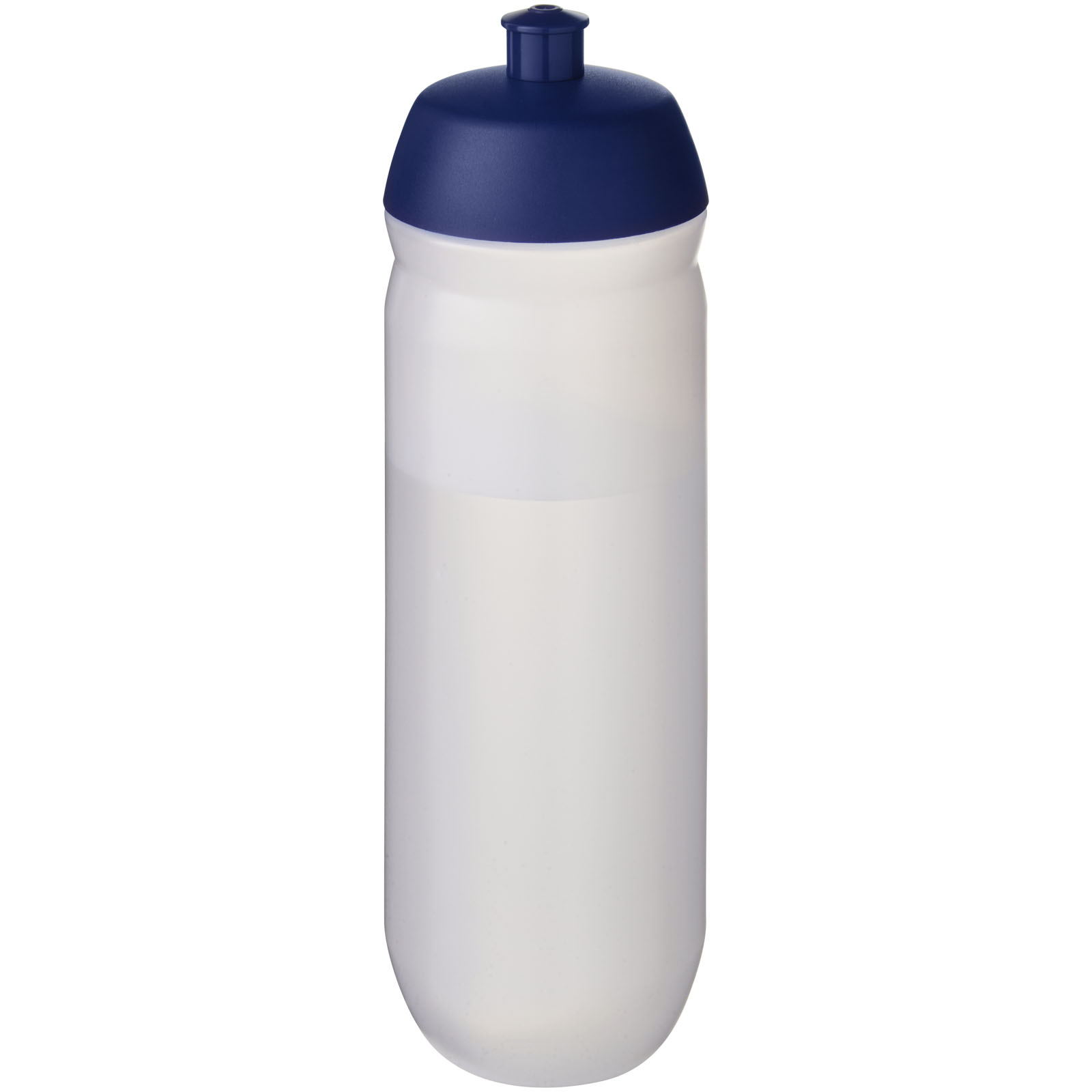 HydroFlex™ 750 ml Squeezy Sportflasche blau, transparent weiss
