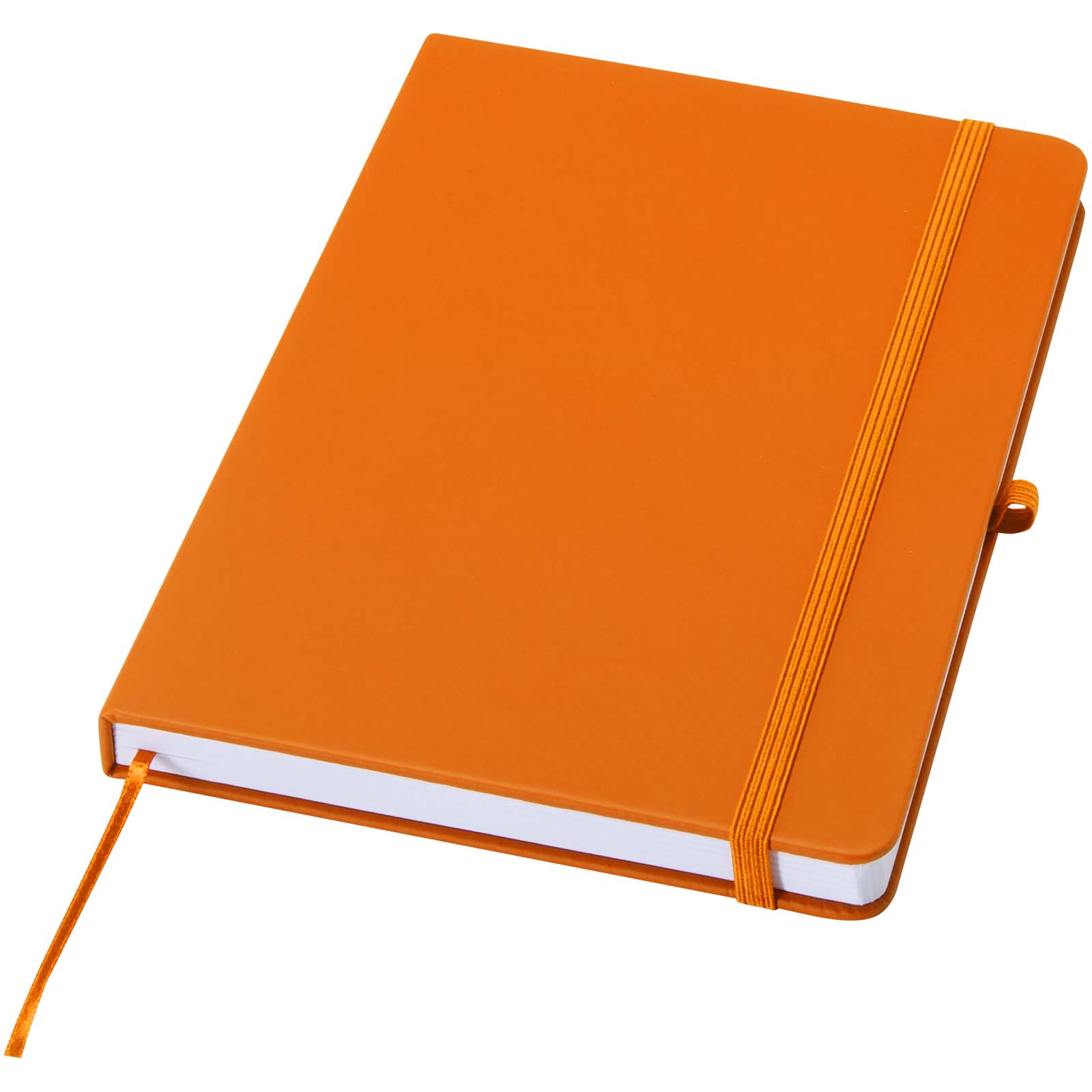 Spectrum A5 Notizbuch mit Hardcover aus recyceltem Material orange