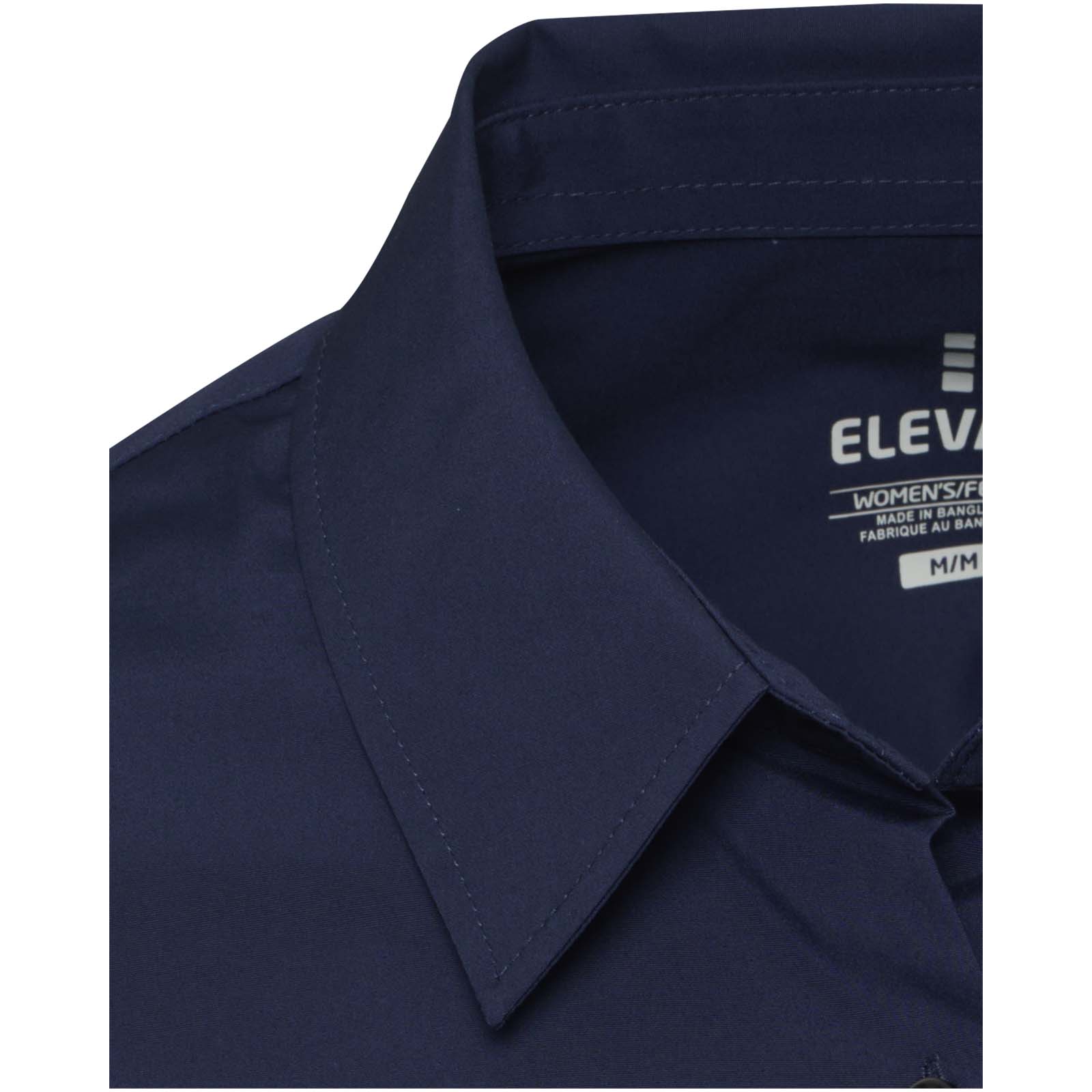 Carnelian 133 g/m² Popeline Bluse marineblau