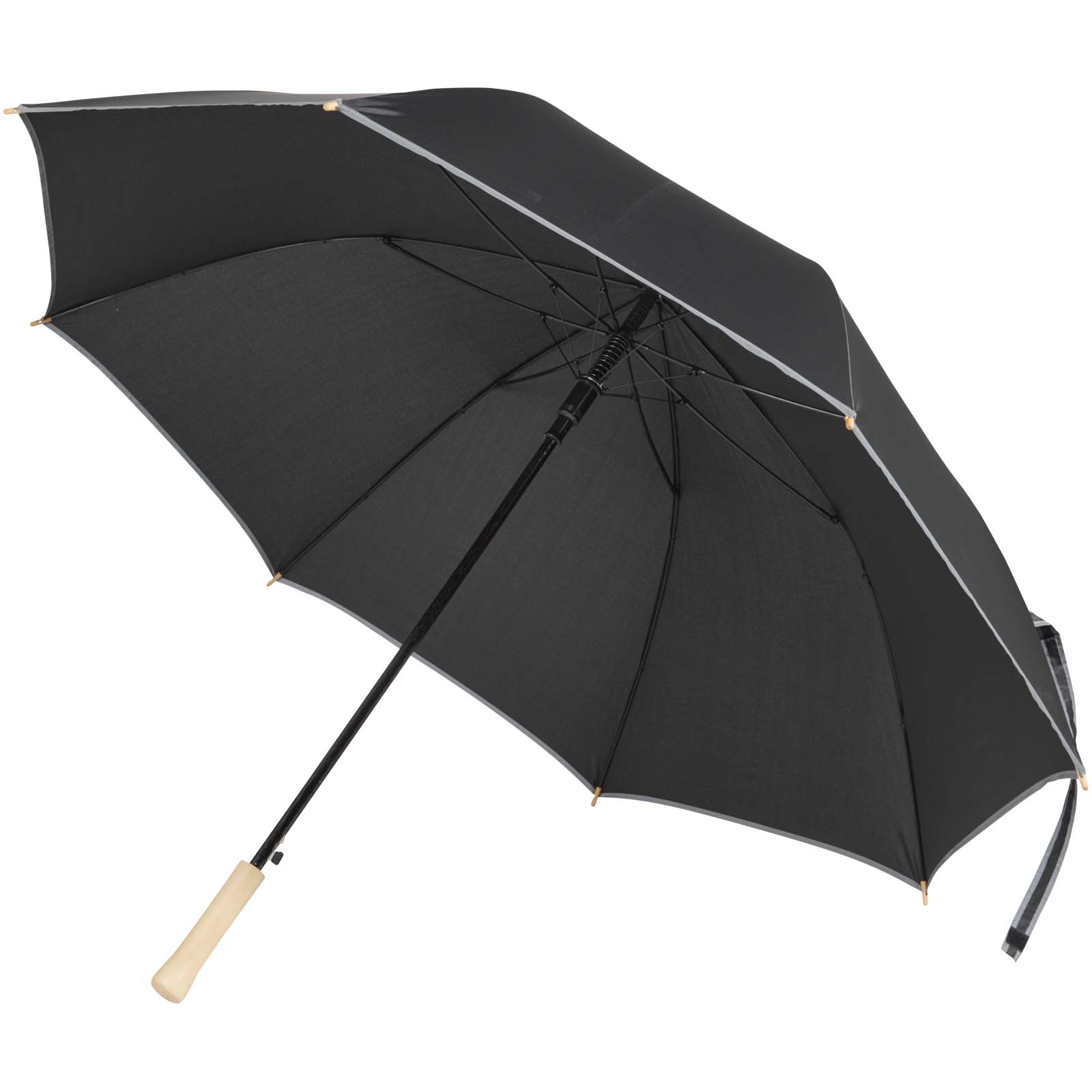 Norman 30" RPET Sturmschirm schwarz