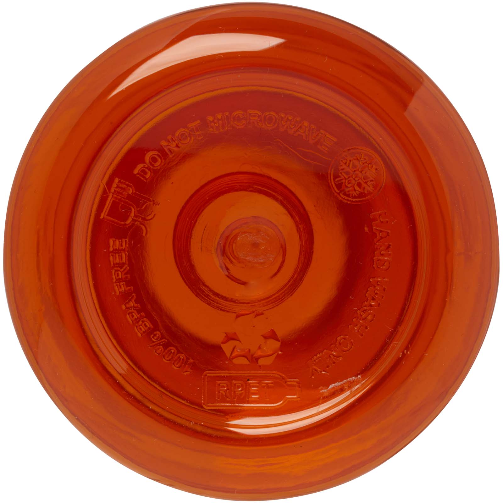 Illuminate 600 ml RPET-Wasserflasche orange