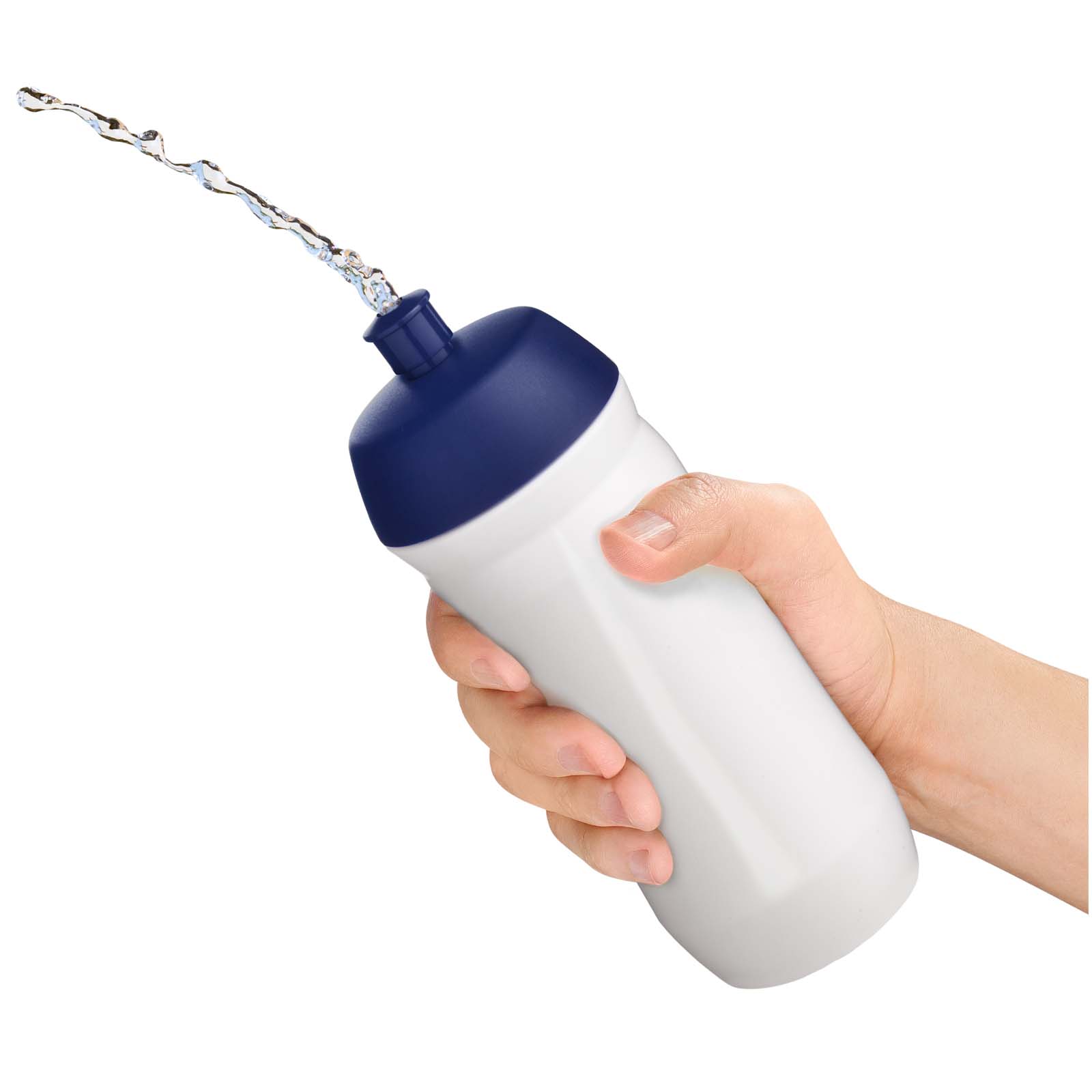 HydroFlex™ 750 ml Squeezy Sportflasche gelb, weiss