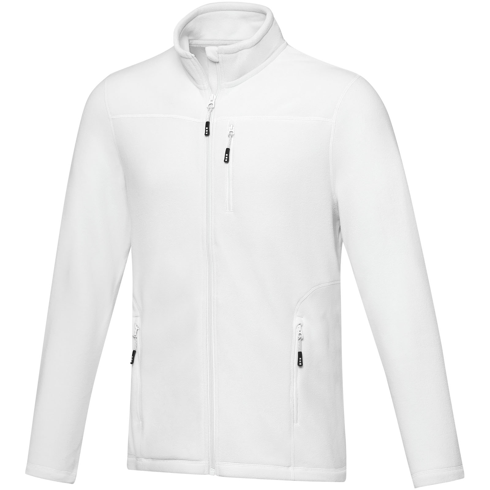 Amber GRS recycelte Fleecejacke für Herren weiss