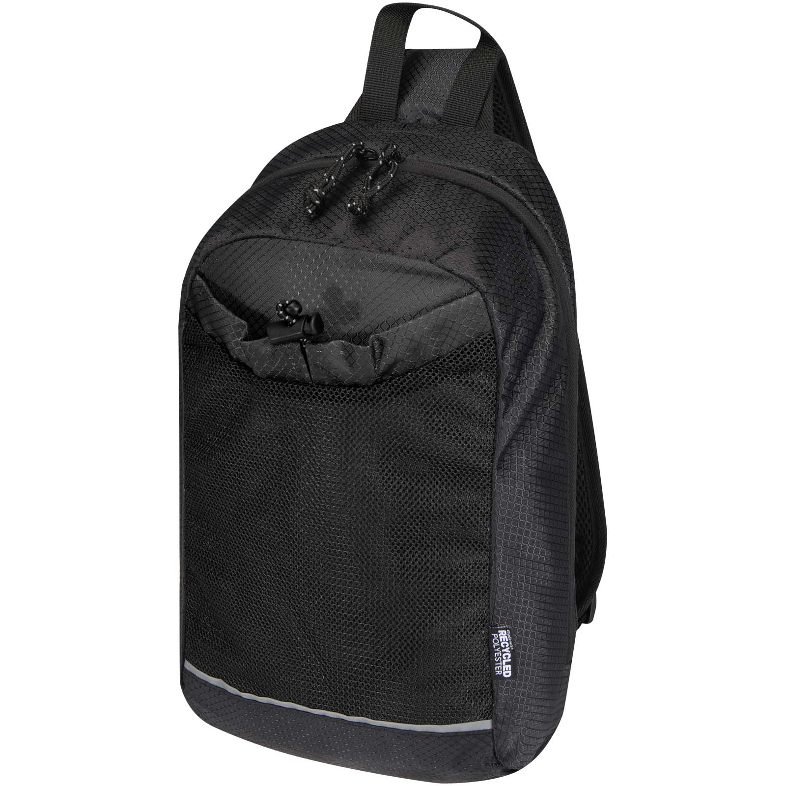 Varyon GRS-recycelter Schulterrucksack schwarz