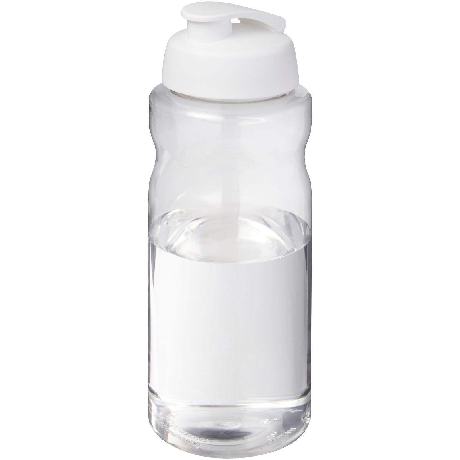H2O Active® Big Base 1L Sportflasche mit Klappdeckel weiss