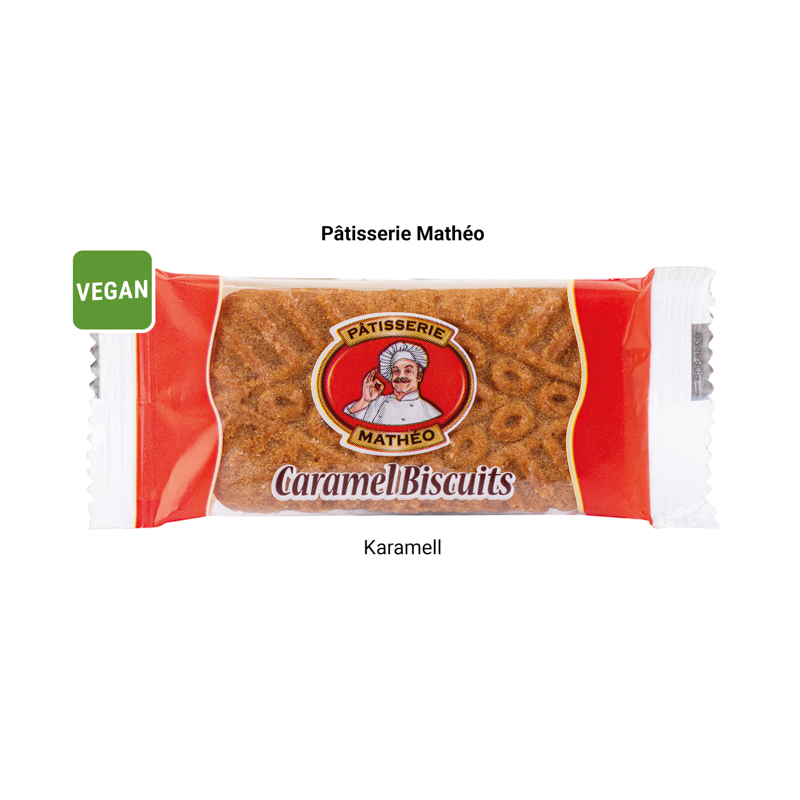 Werbekarte Midi, Pâtisserie Mathéo Caramell Biscuit