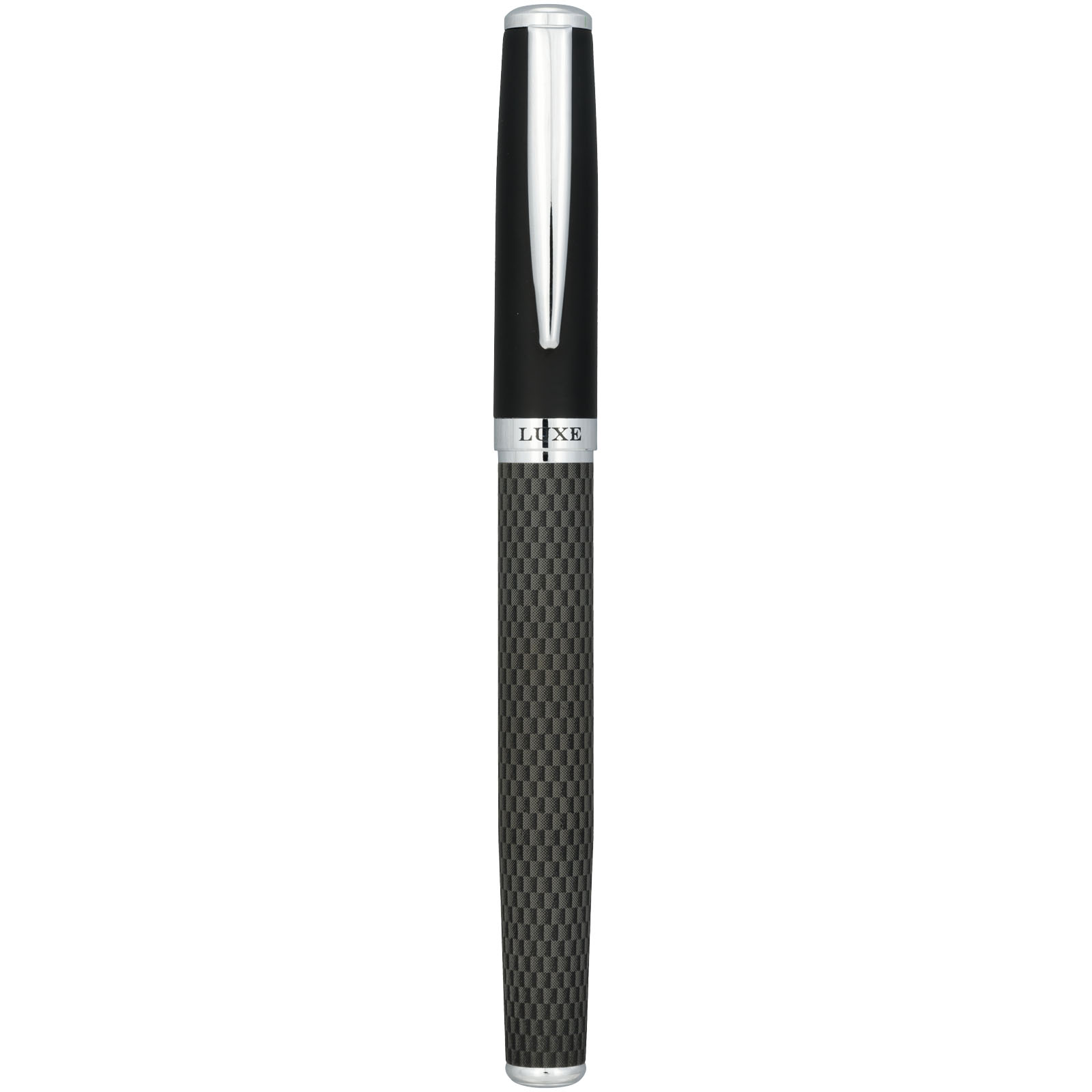 Carbon Duo Kugelschreiberset mit Hülle (schwarze Mine) schwarz