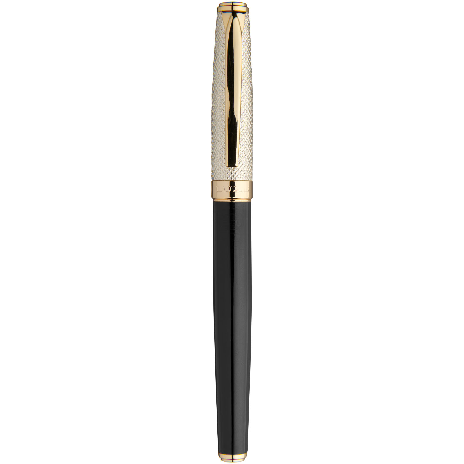 Doré Kugelschreiber (schwarze Mine) schwarz, gold