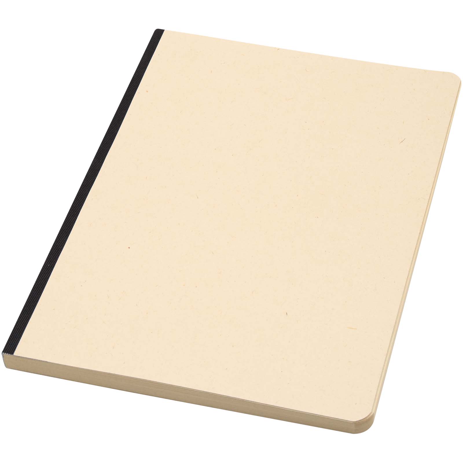Liliana A5 Zuckerrohr und RPET Softcover Notizbuch schwarz