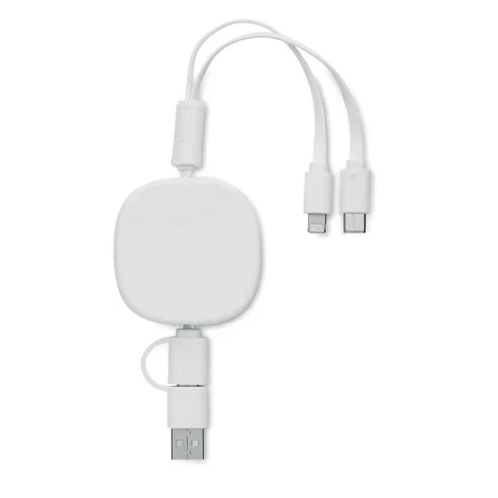 Einziehbares USB-Ladekabel