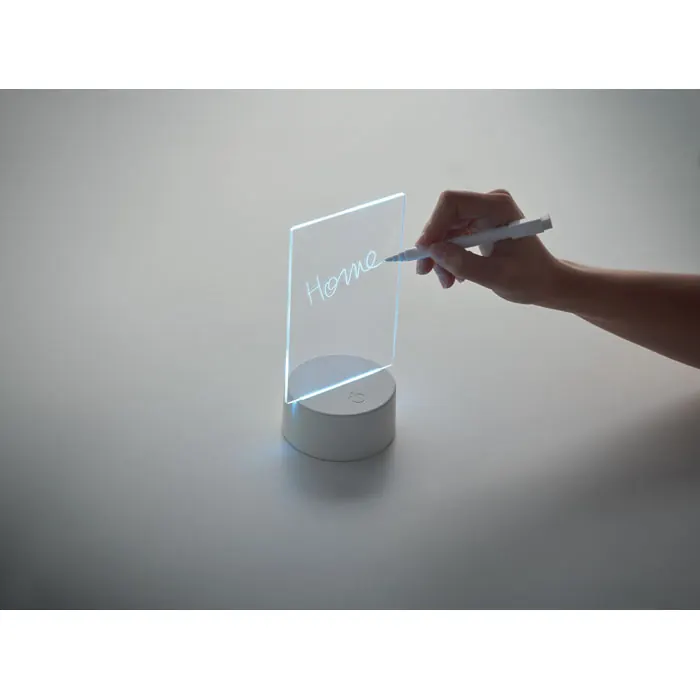 Memoboard mit LED-Beleuchtung