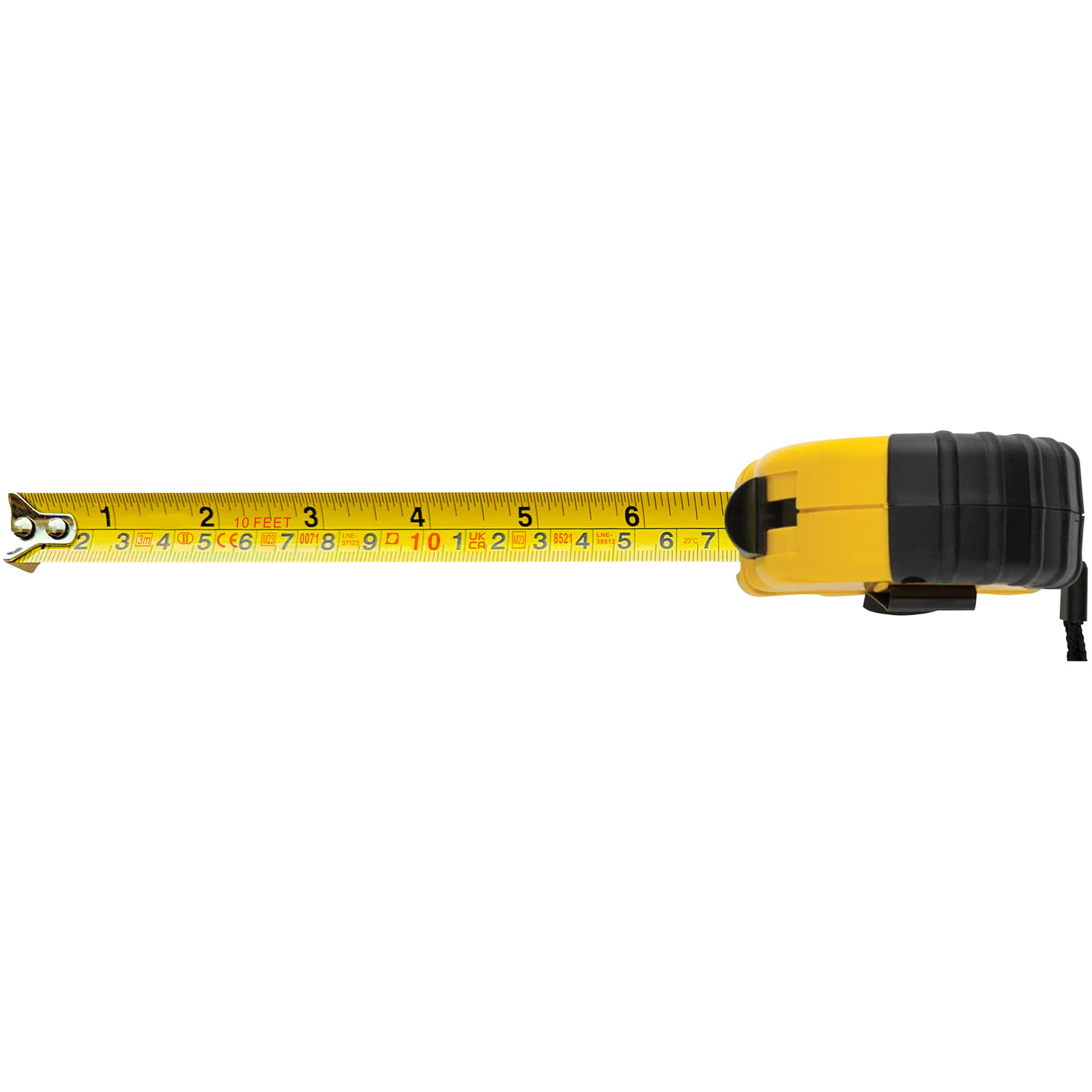 Rule 3 Meter Maßband aus recyceltem RCS Kunststoff gelb