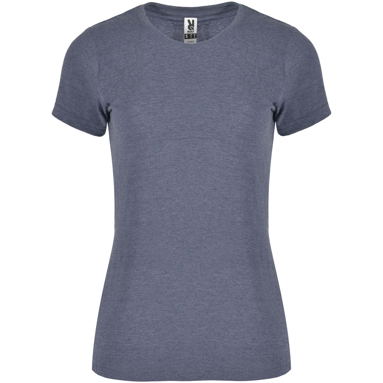 Fox 150 g/m² T-Shirt für Damen heather denimblau