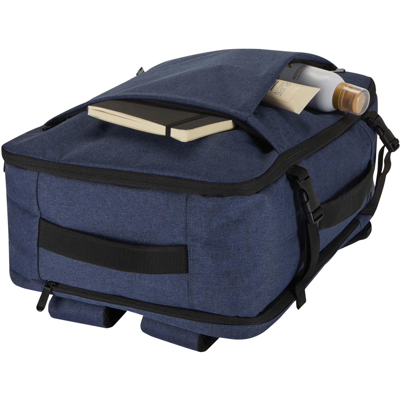 Libra 17" GRS recycelter Kabinenrucksack 25L heather navy