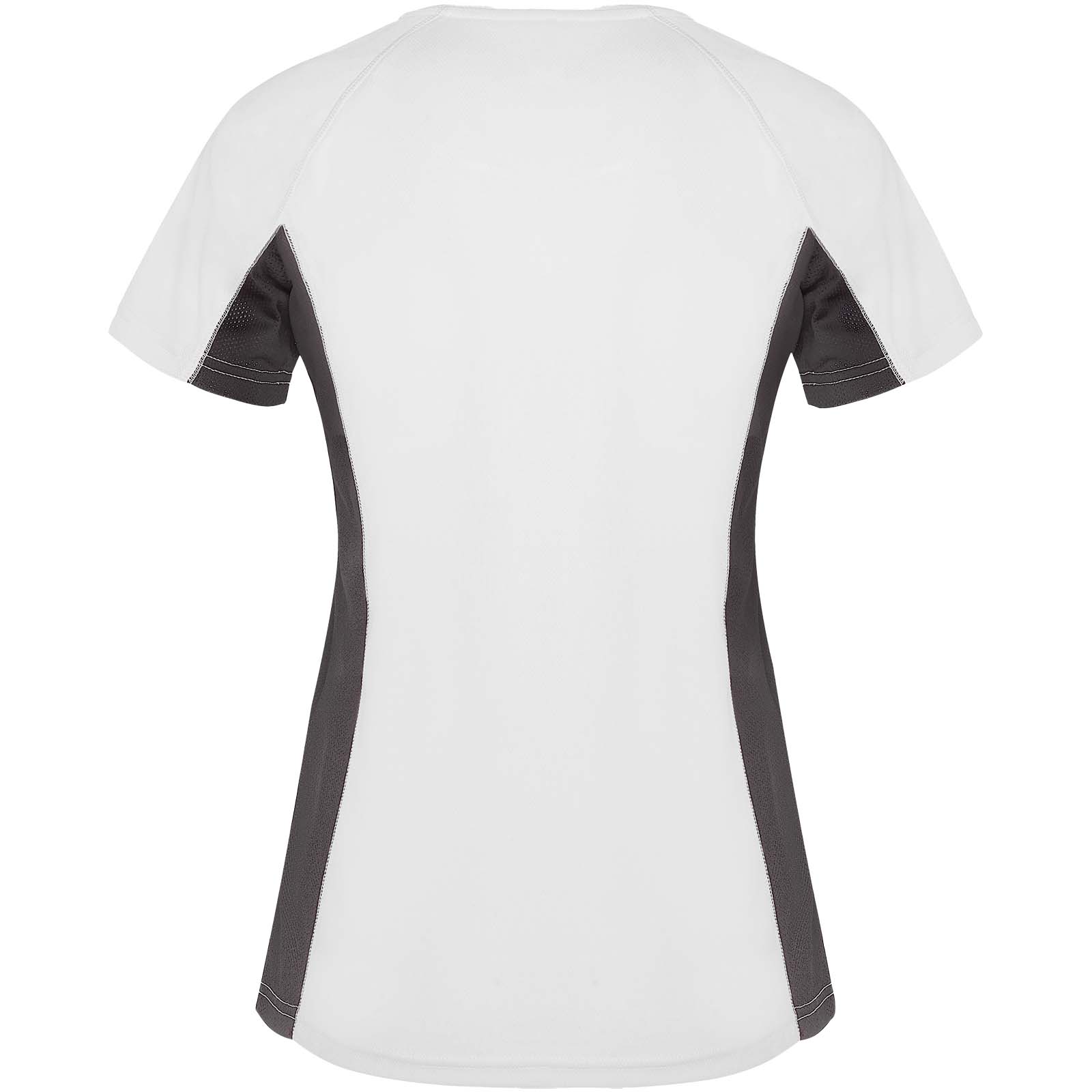 Shanghai 140 g/m² Sport T-Shirt für Damen weiss, dunkelblei