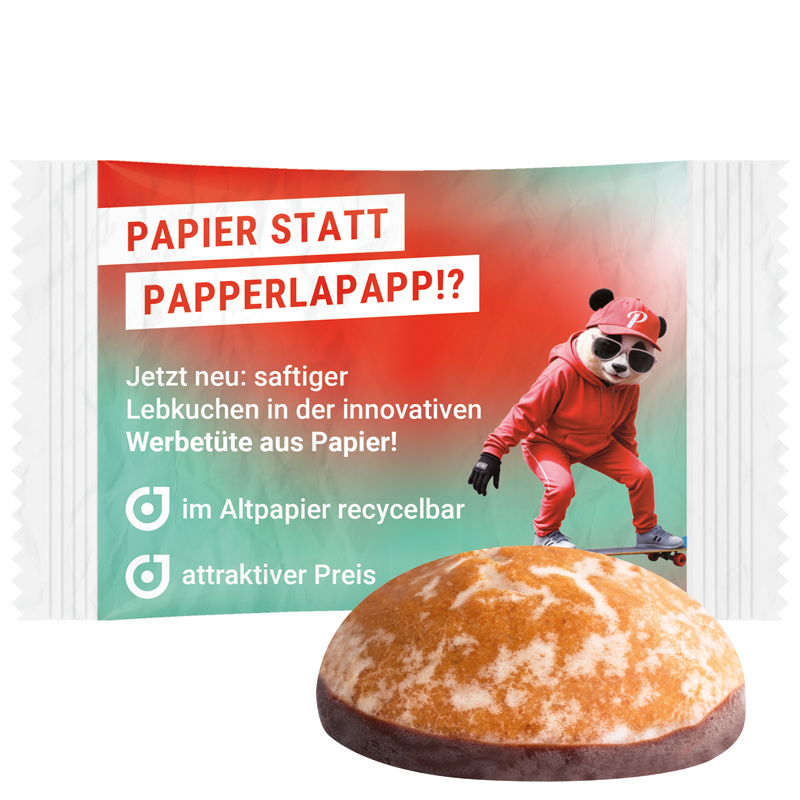 Bahlsen Lebkuchen Mini, Folie weiß