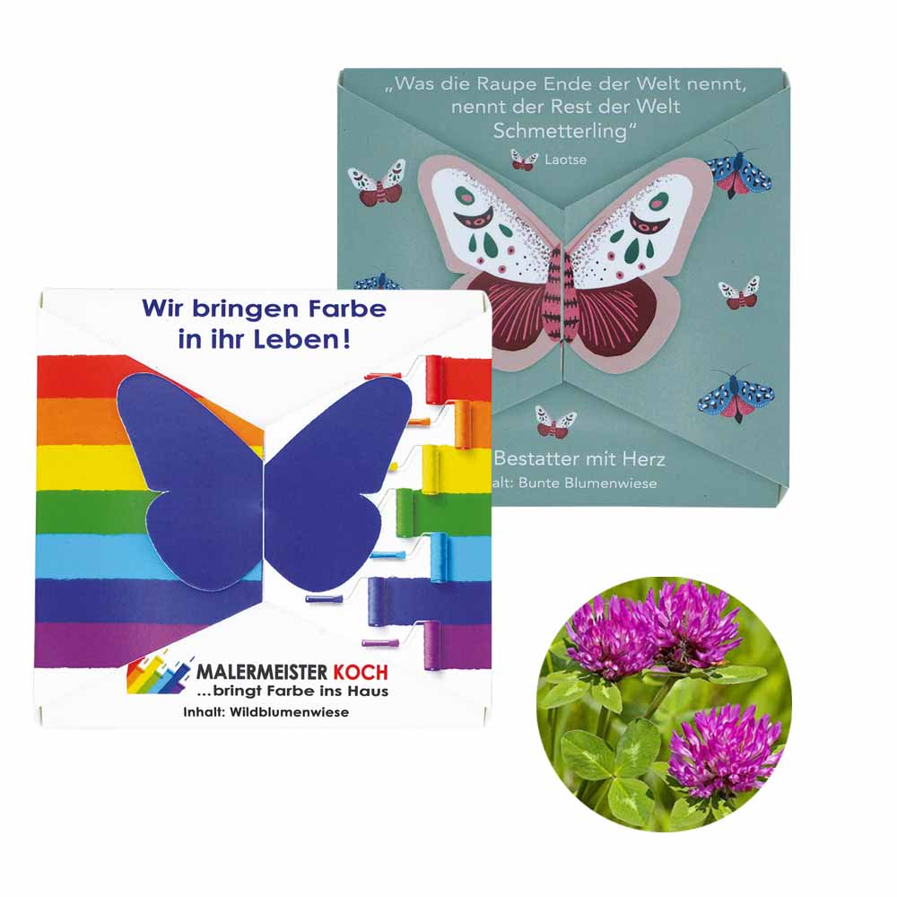 Verschluss - Samenkarte Schmetterling