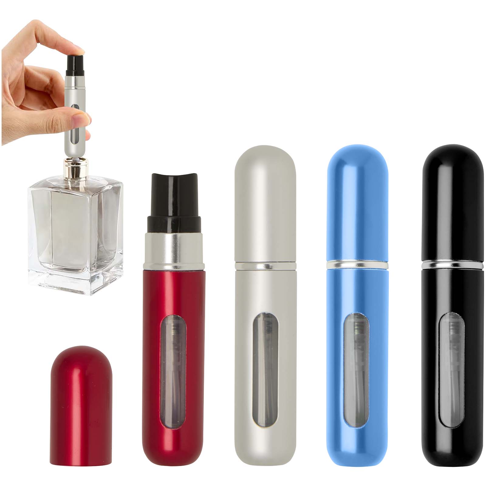 Filla 5 ml tragbare nachfüllbare Parfümflasche rot