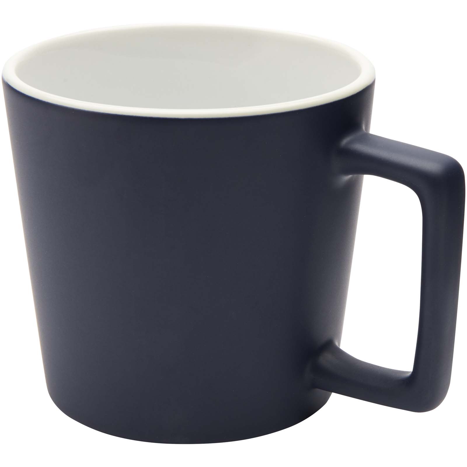 Cali 370 ml Keramiktasse mit matter Oberfläche marineblau