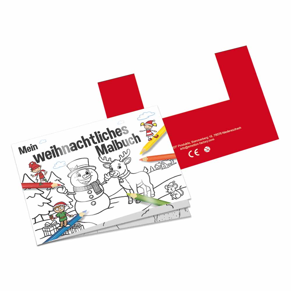 Malbuch Mini A7 - Weihnachtliches