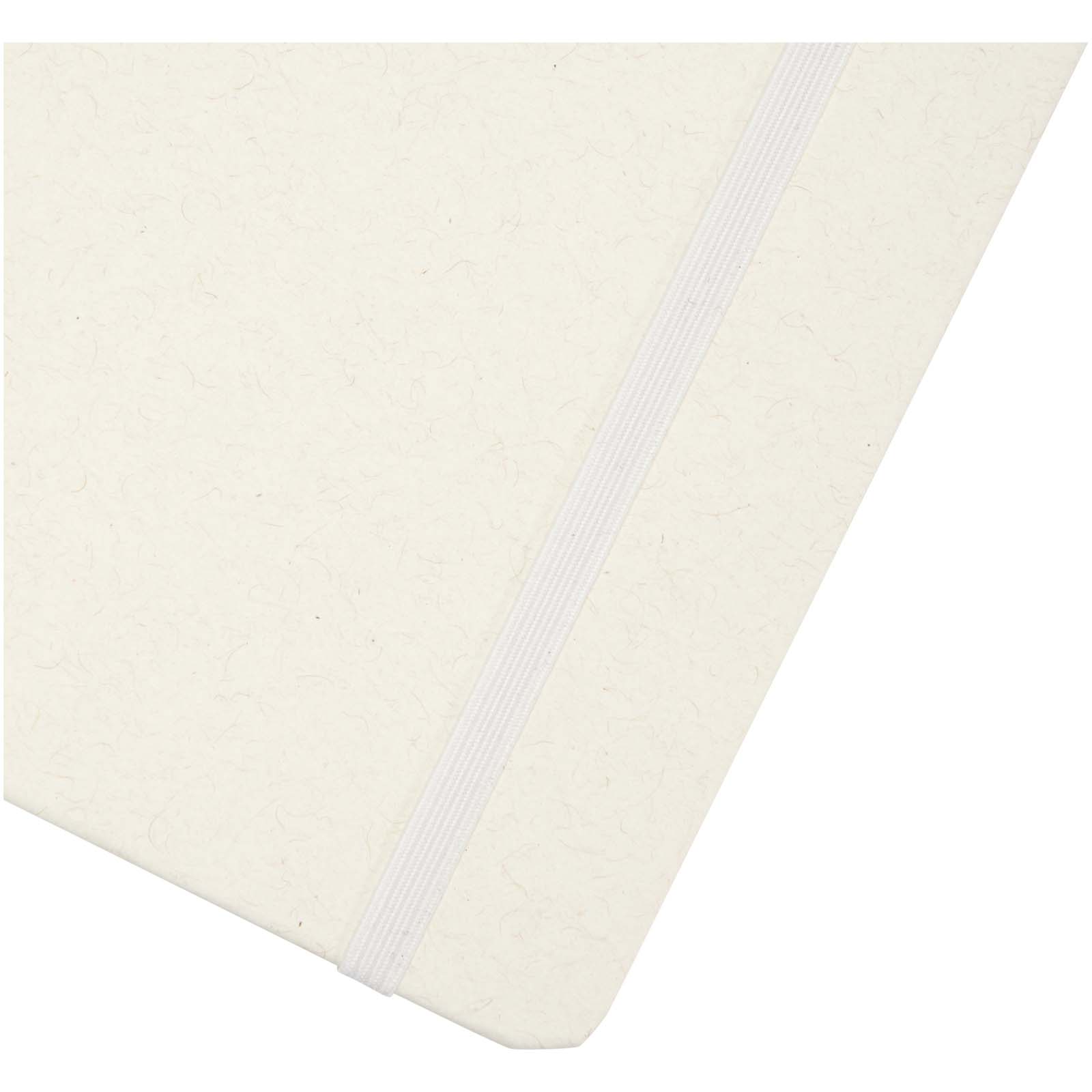 Bass A5 recyceltes Notizbuch, liniert weiss