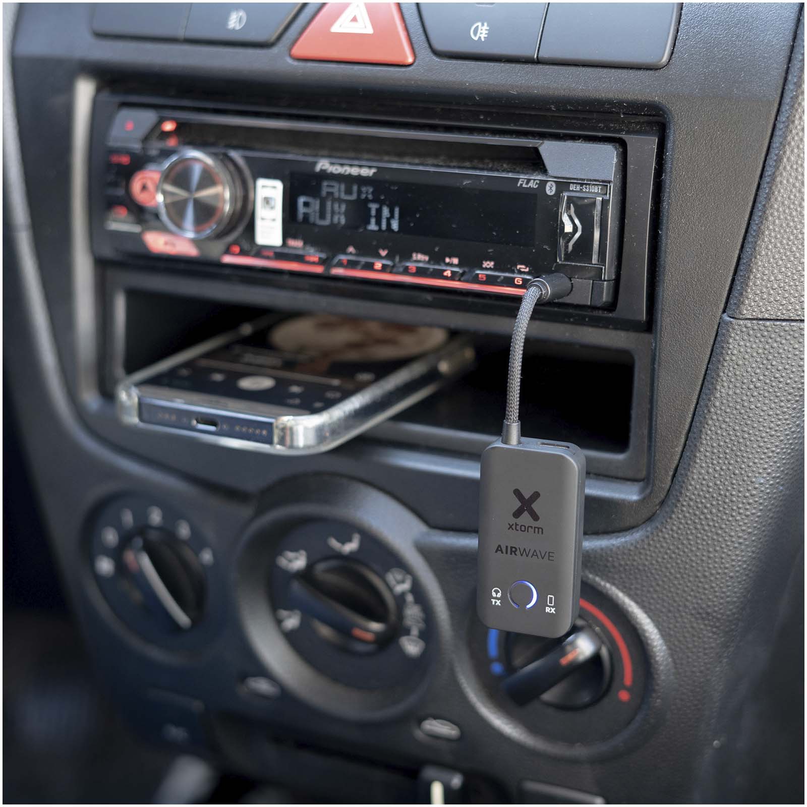Xtorm XAWBT01 AirWave kabelloser Audio Adapter schwarz