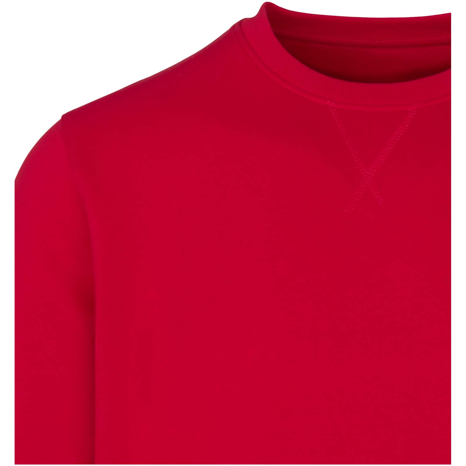 Jasper 280 g/m² Pullover mit Rundhalsausschnitt aus recycelter Bio Baumwolle (OCS), unisex rot