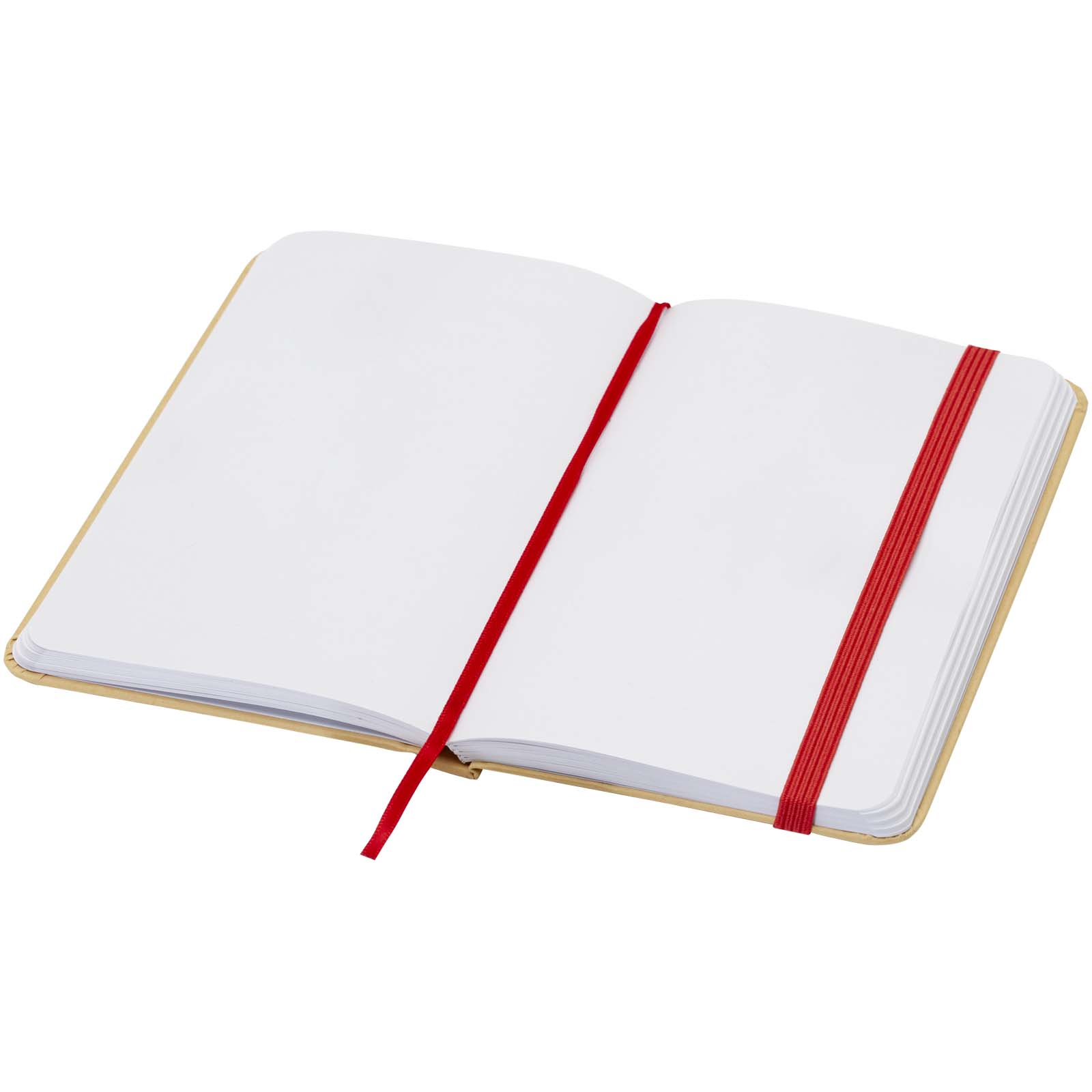 Reed A6 Hardcover Notizbuch, blanko, aus recyceltem Material rot