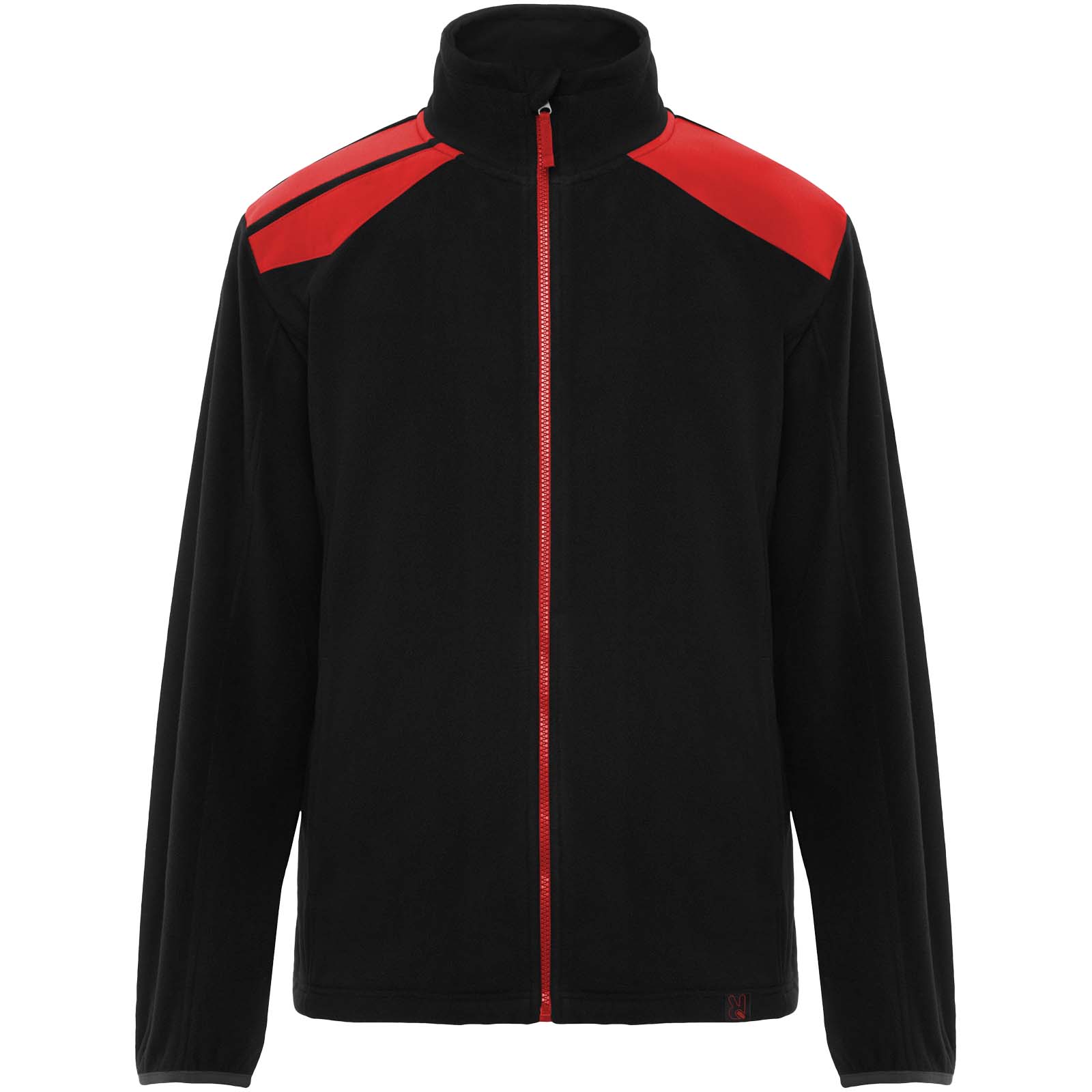 Terrano Mikrofleecejacke, unisex schwarz, rot