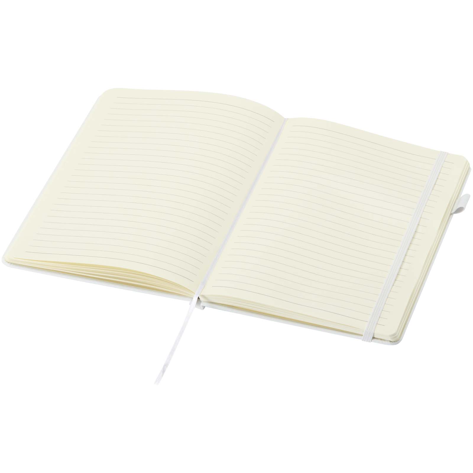 Liss A5 Hardcover Notizbuch aus recyceltem Kunststoff weiss