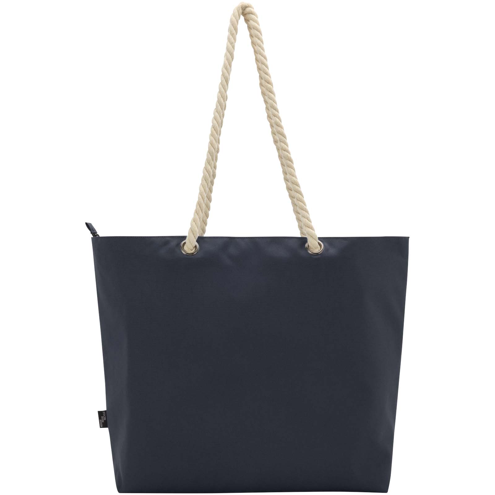 Panama Strandkühltasche mit Kordelgriffen aus recyceltem GRS-Material, 23L navy