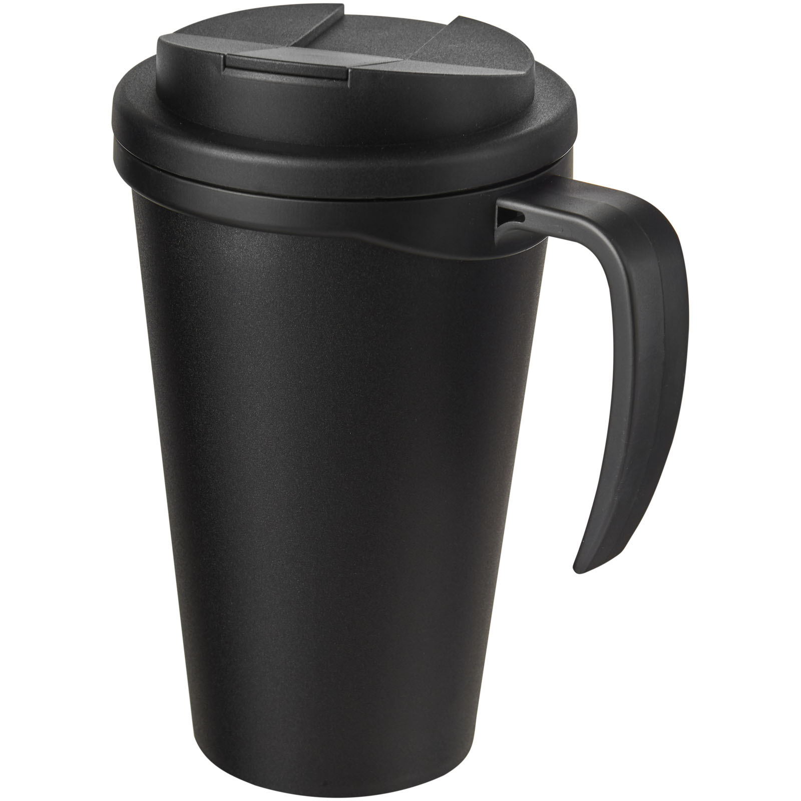 Americano® Grande 350 ml Isolierbecher mit auslaufsicherem Schraubverschluss schwarz, schwarz