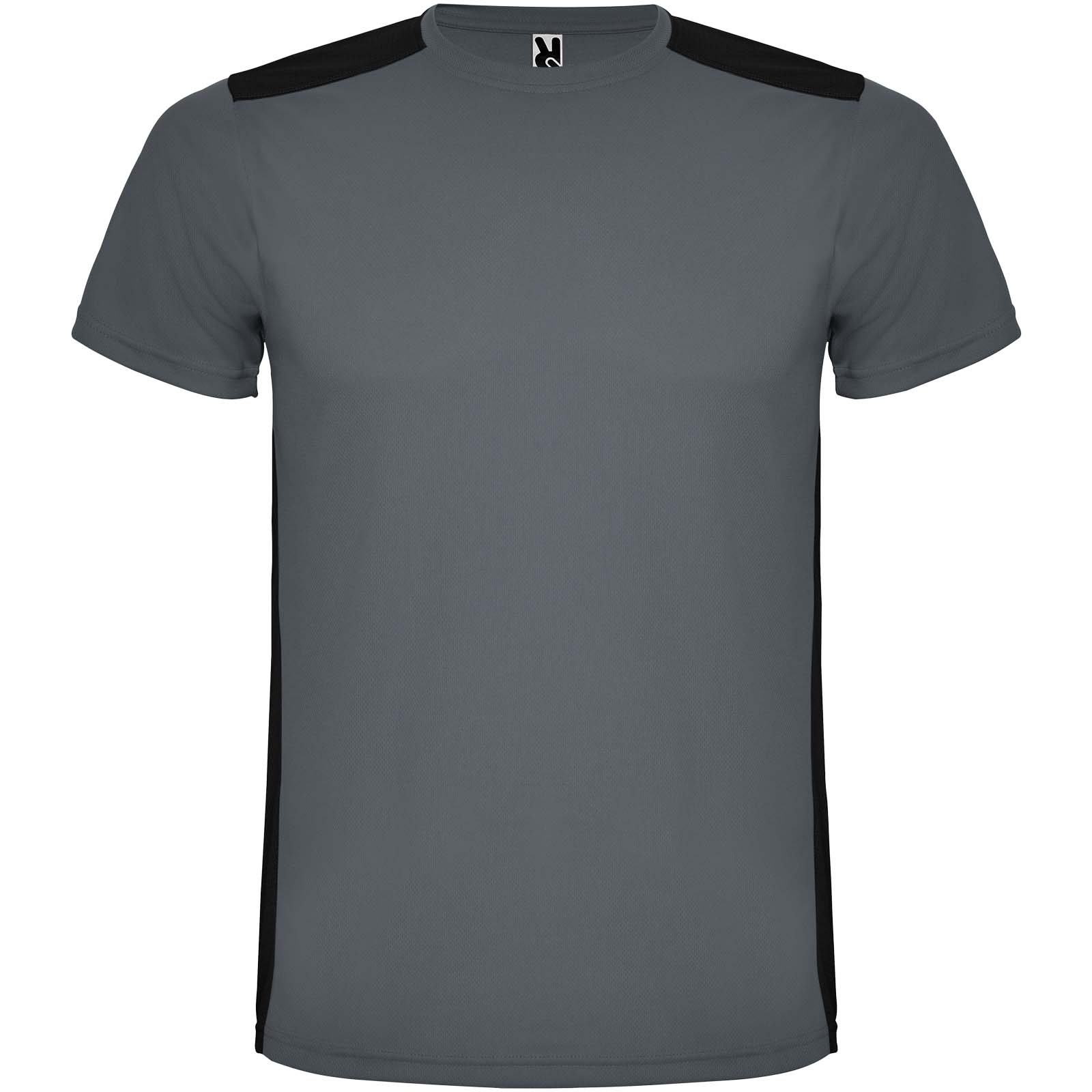 Detroit 130 g/m² Sport T-Shirt für Kinder ebenholz, schwarz