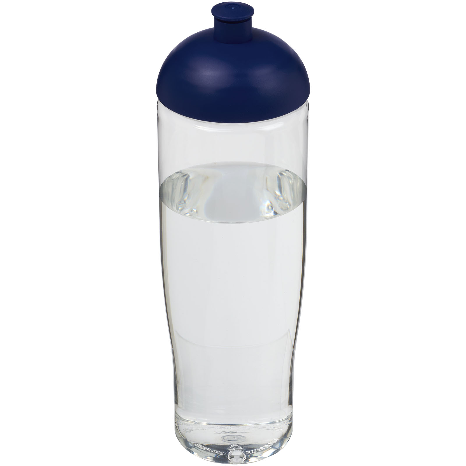 H2O Active® Tempo 700 ml Sportflasche mit Stülpdeckel transparent, blau