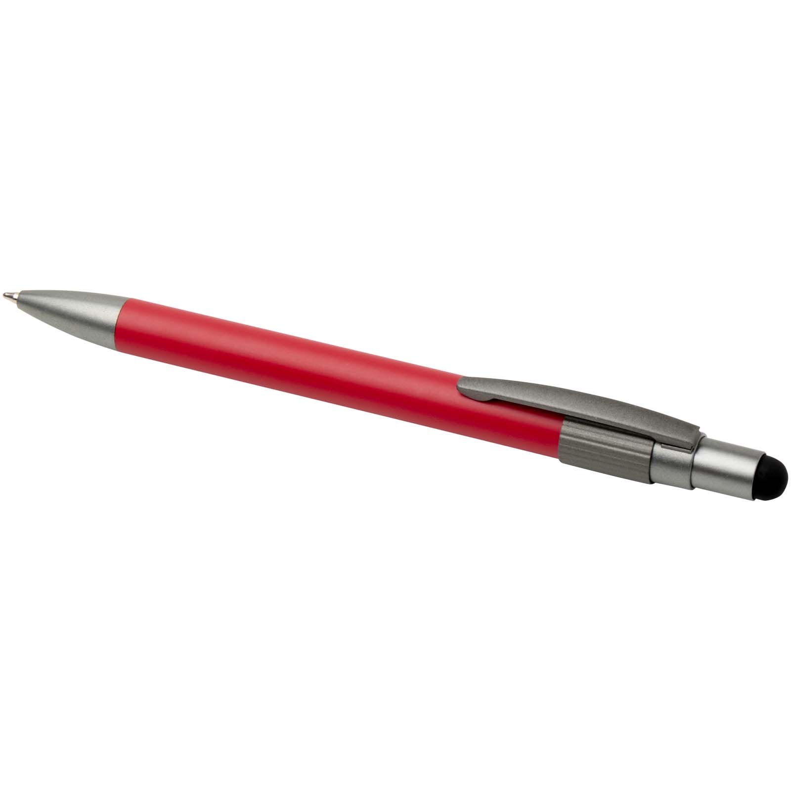 Rill RCS recycelter Kugelschreiber mit Stylus und Fidget Spinner (blaue Mine) rot