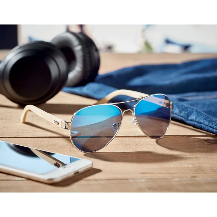 Sonnenbrille Bambus