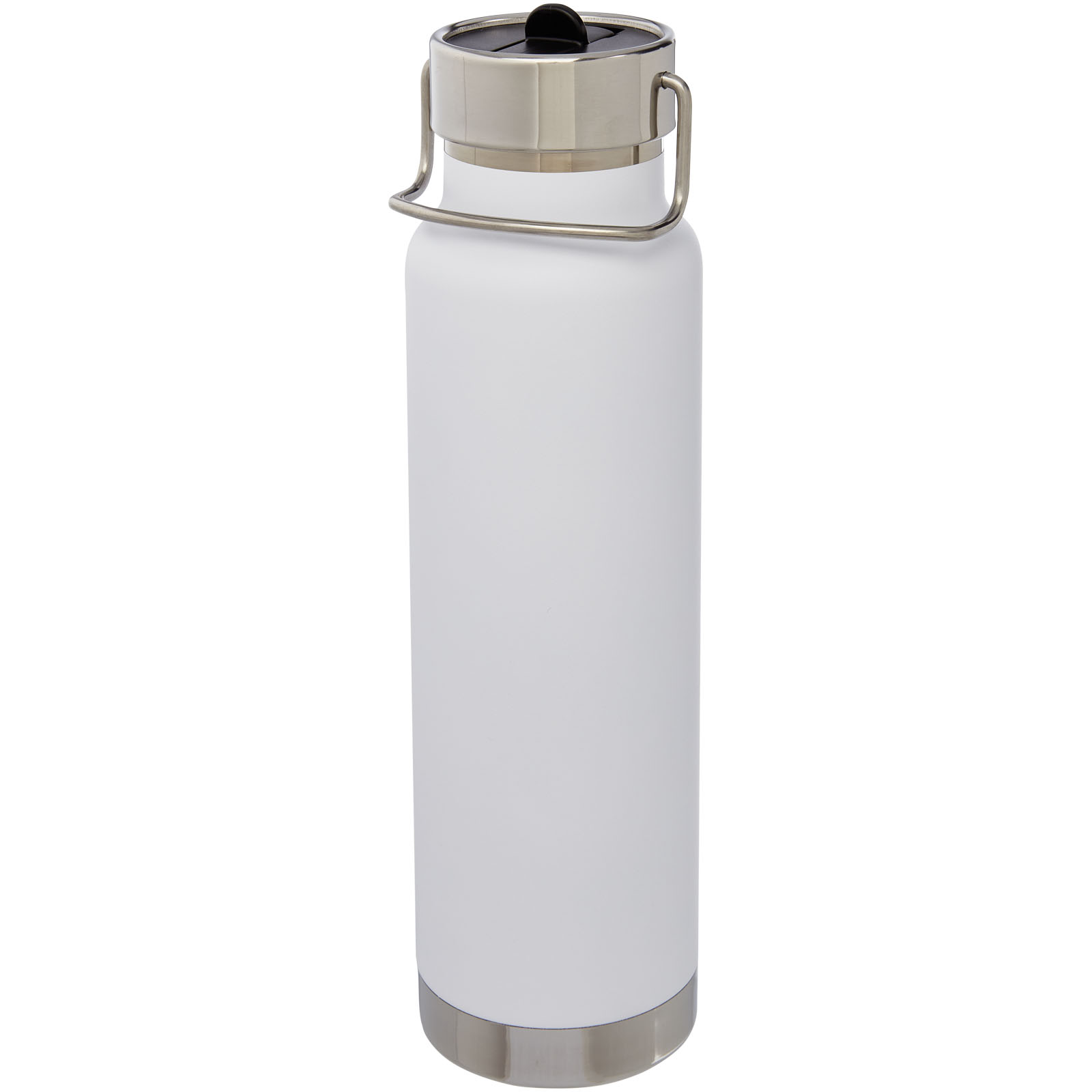 Thor 750 ml Kupfer-Vakuum Sportflasche mit Trinkhalm weiss
