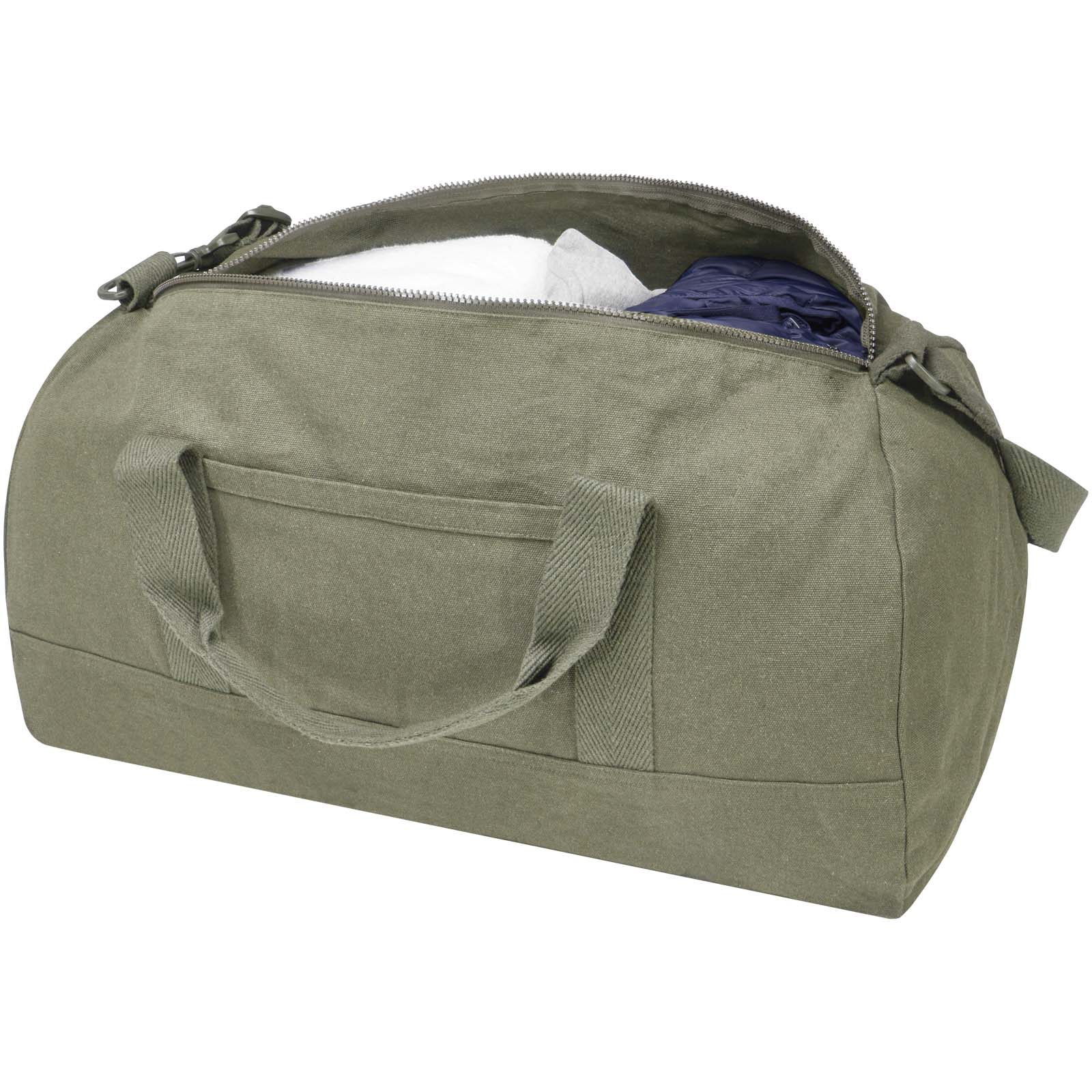Trace 500 g/m² Aware™ recycelte Reisetasche 50 L grün