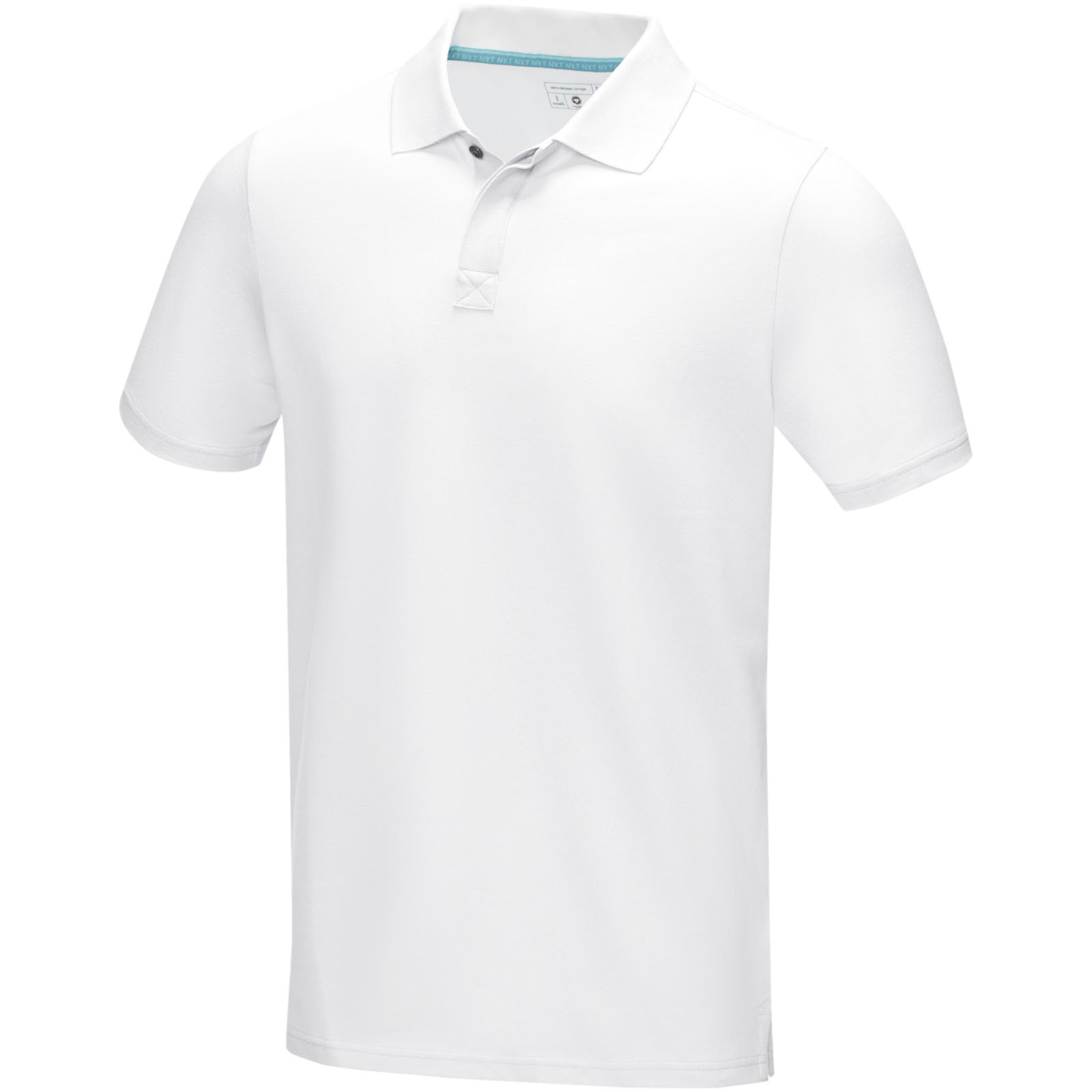 Graphite Poloshirt aus Bio-Baumwolle für Herren weiss